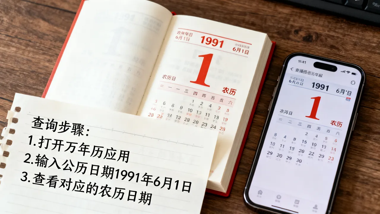 1991年6月1日阴历是几月几号?农历日期怎么查询 1991年6月1日阴历是几月几号?农历日期怎么查询