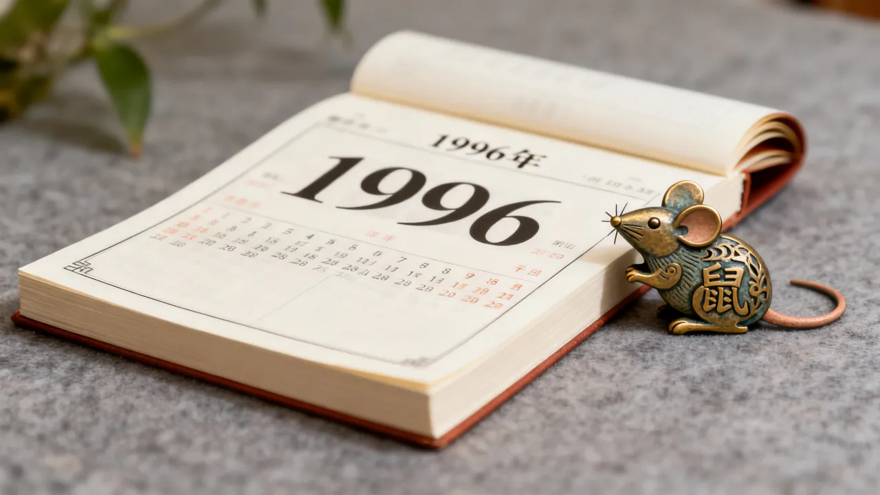 1996年阴历年是什么年，属什么生肖呢？