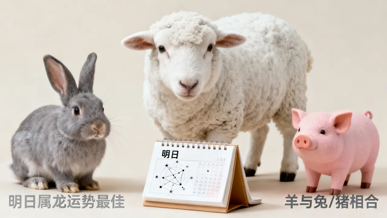 羊与什么生肖相合呢，明天属什么生肖运势最好？