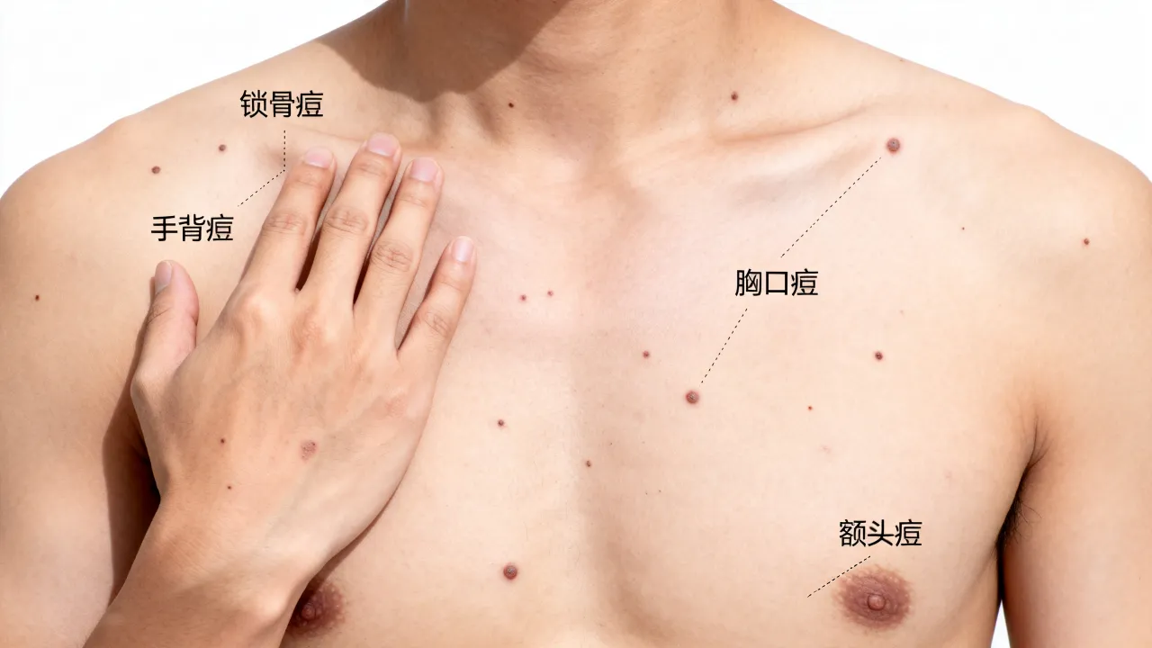 男人身上痦子位置命运图准吗?身上长痦子图解大全 男人身上痦子位置命运图准吗?身上长痦子图解大全