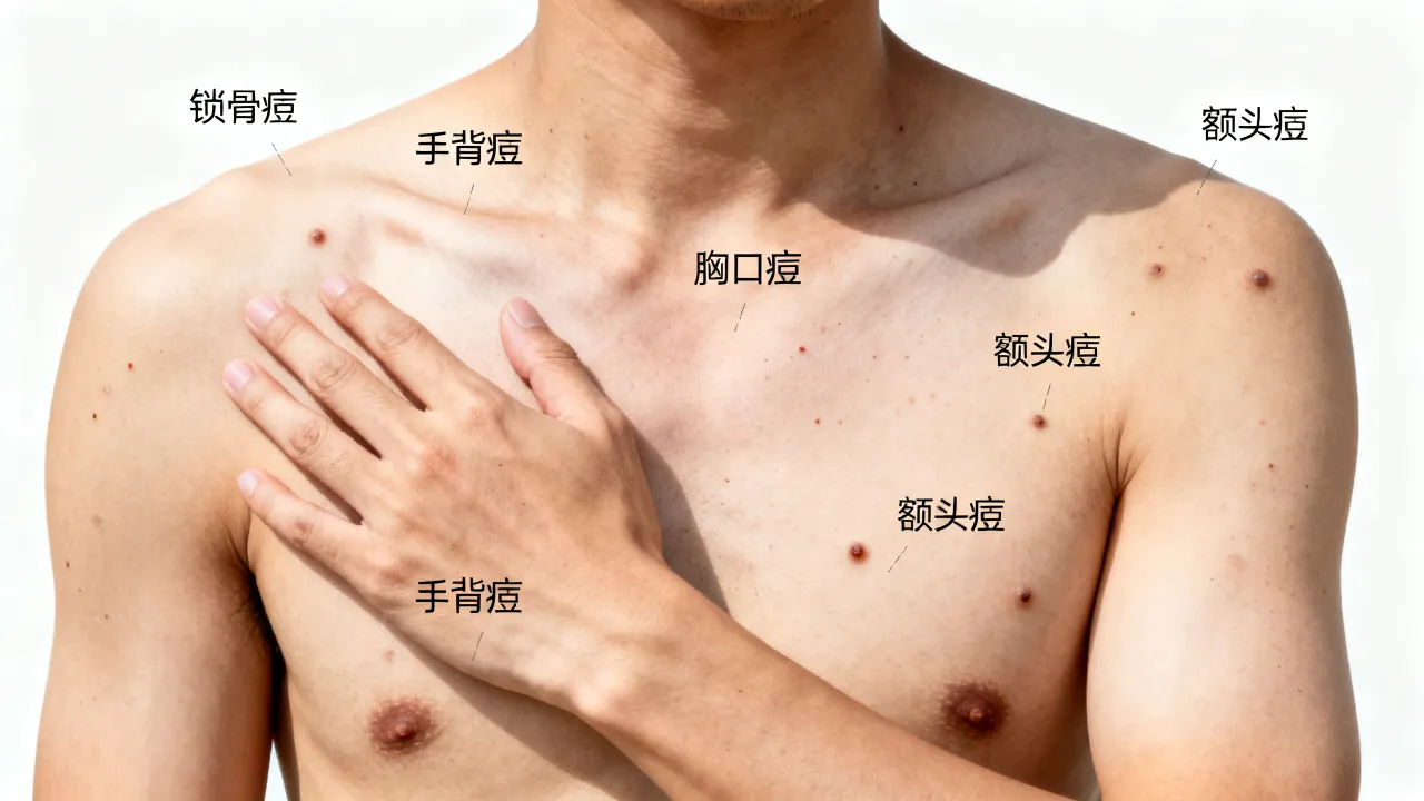 男人身上痦子位置命运图准吗?身上长痦子图解大全 男人身上痦子位置命运图准吗?身上长痦子图解大全