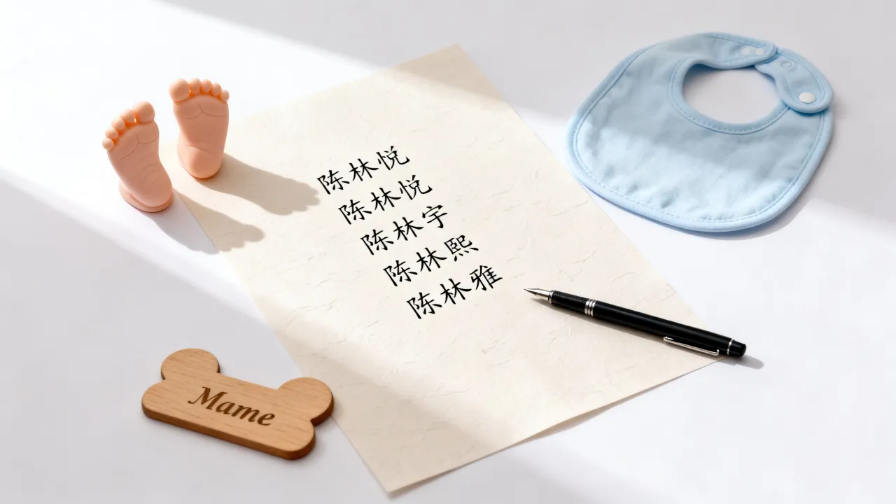 宝宝起名陈林什么好听,陈林名字搭配有哪些推荐? 宝宝起名陈林什么好听,陈林名字搭配有哪些推荐?