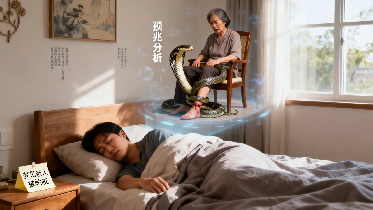 梦到亲人被毒蛇咬是什么预兆？梦见亲人被蛇咬有何征兆，解梦吉凶分析