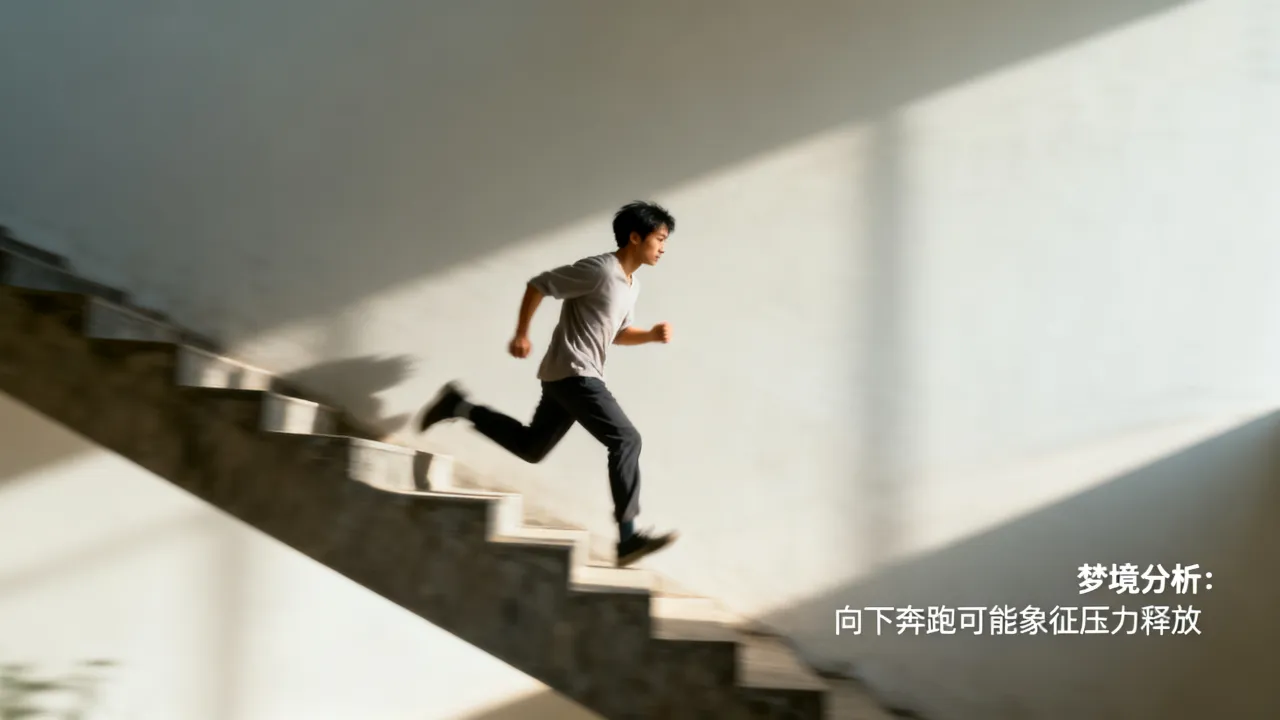 梦到了向下跑预示什么，梦境中向下奔跑有何征兆