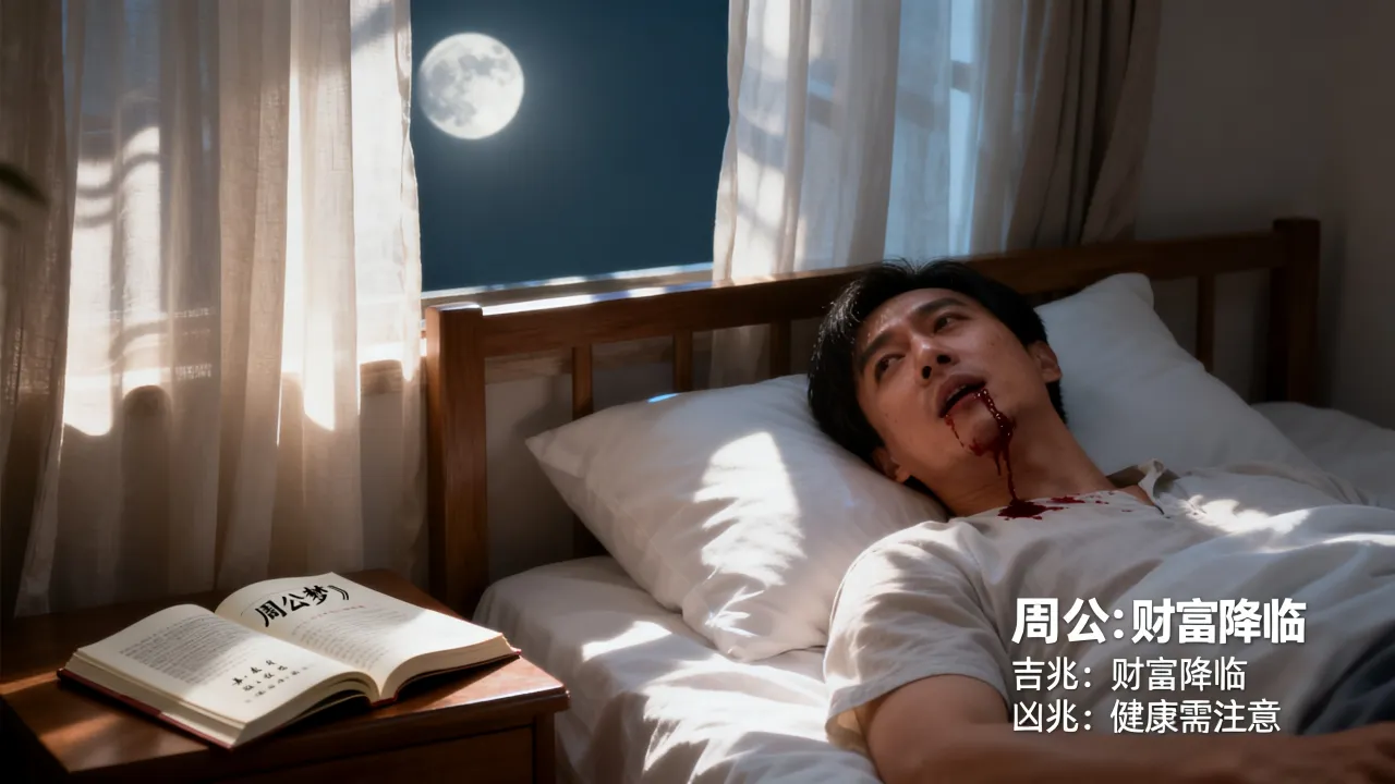 梦见嘴里血有什么寓意吗,周公解梦揭秘吉凶征兆 梦见嘴里血有什么寓意吗,周公解梦揭秘吉凶征兆