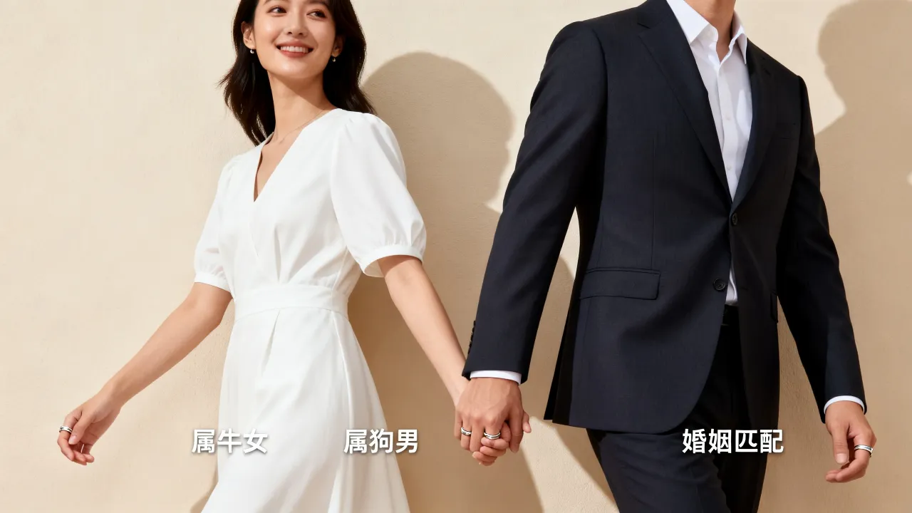 属牛女和属狗男婚姻匹配，属狗男属牛女婚姻长久吗，两人相配幸福吗