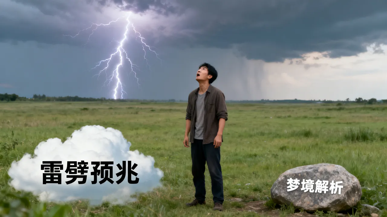 梦到被雷劈中是啥意思，梦见被雷劈中有什么预兆吗