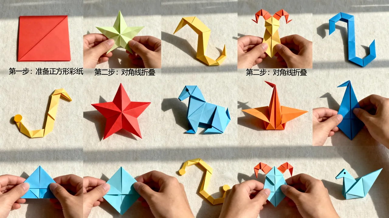 怎么折纸立体十二星座,十二星座立体折纸步骤教程 怎么折纸立体十二星座,十二星座立体折纸步骤教程
