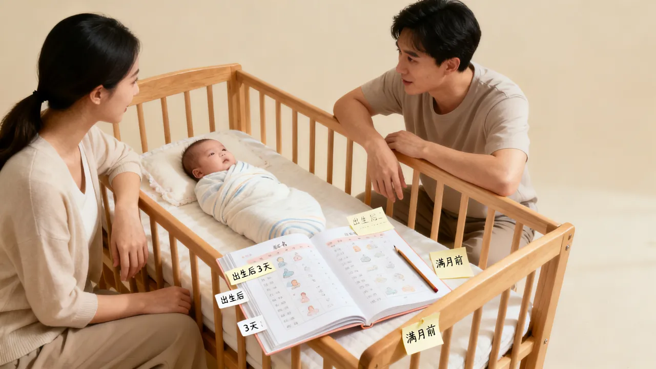 宝宝起名什么时候取？最佳取名时间是什么时候？