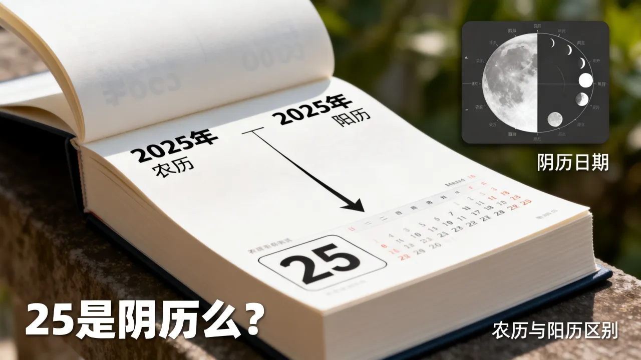 25是阴历么?2025年是农历还是阳历,有什么区别 25是阴历么?2025年是农历还是阳历,有什么区别