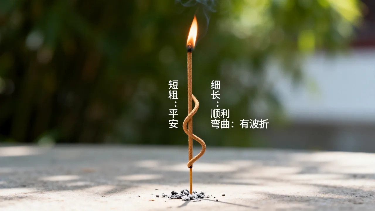 单柱香怎么判断吉凶,烧香时香火形状有什么讲究 单柱香怎么判断吉凶,烧香时香火形状有什么讲究