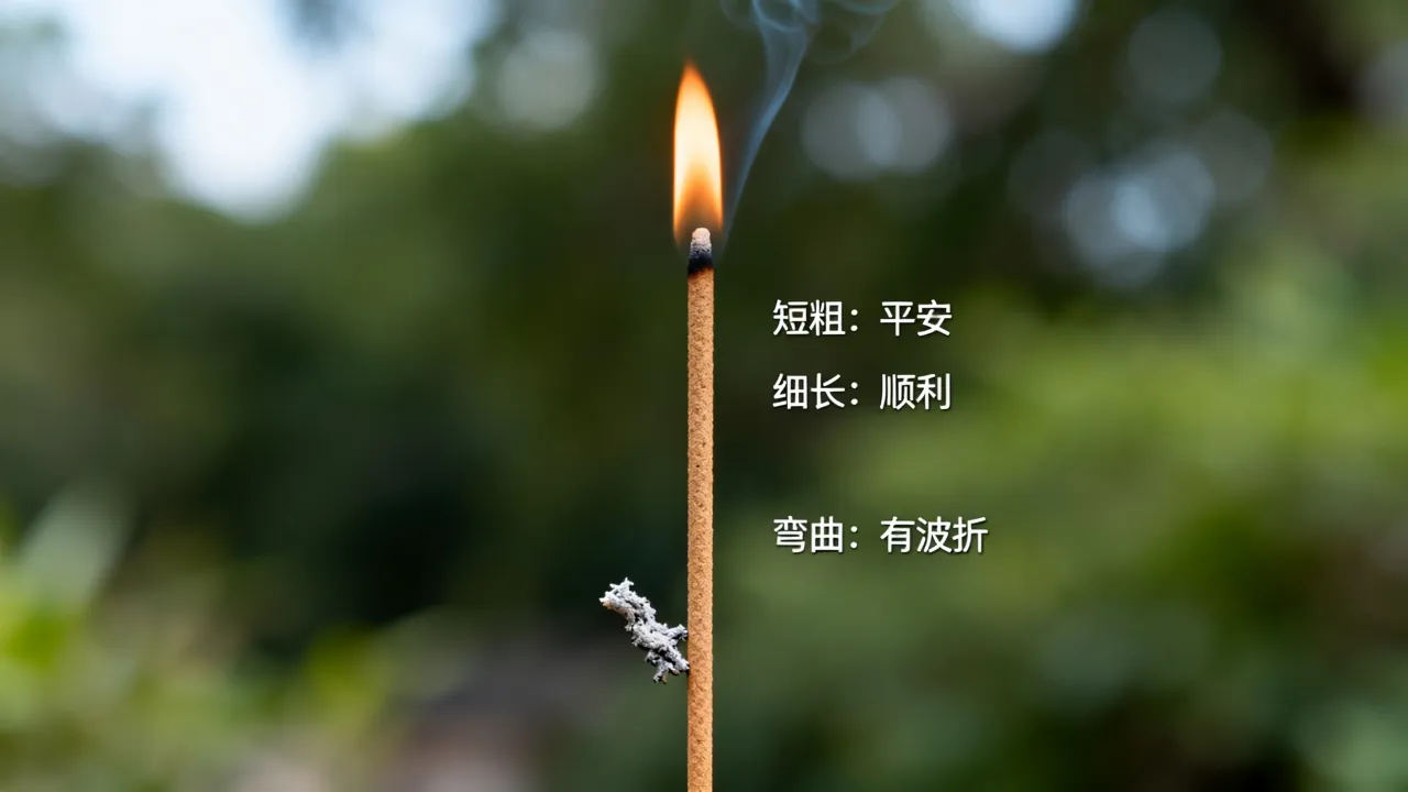 单柱香怎么判断吉凶,烧香时香火形状有什么讲究 单柱香怎么判断吉凶,烧香时香火形状有什么讲究