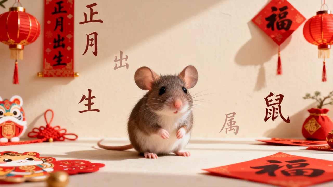 正月属鼠的人命运如何，属鼠正月出生运势好不好？