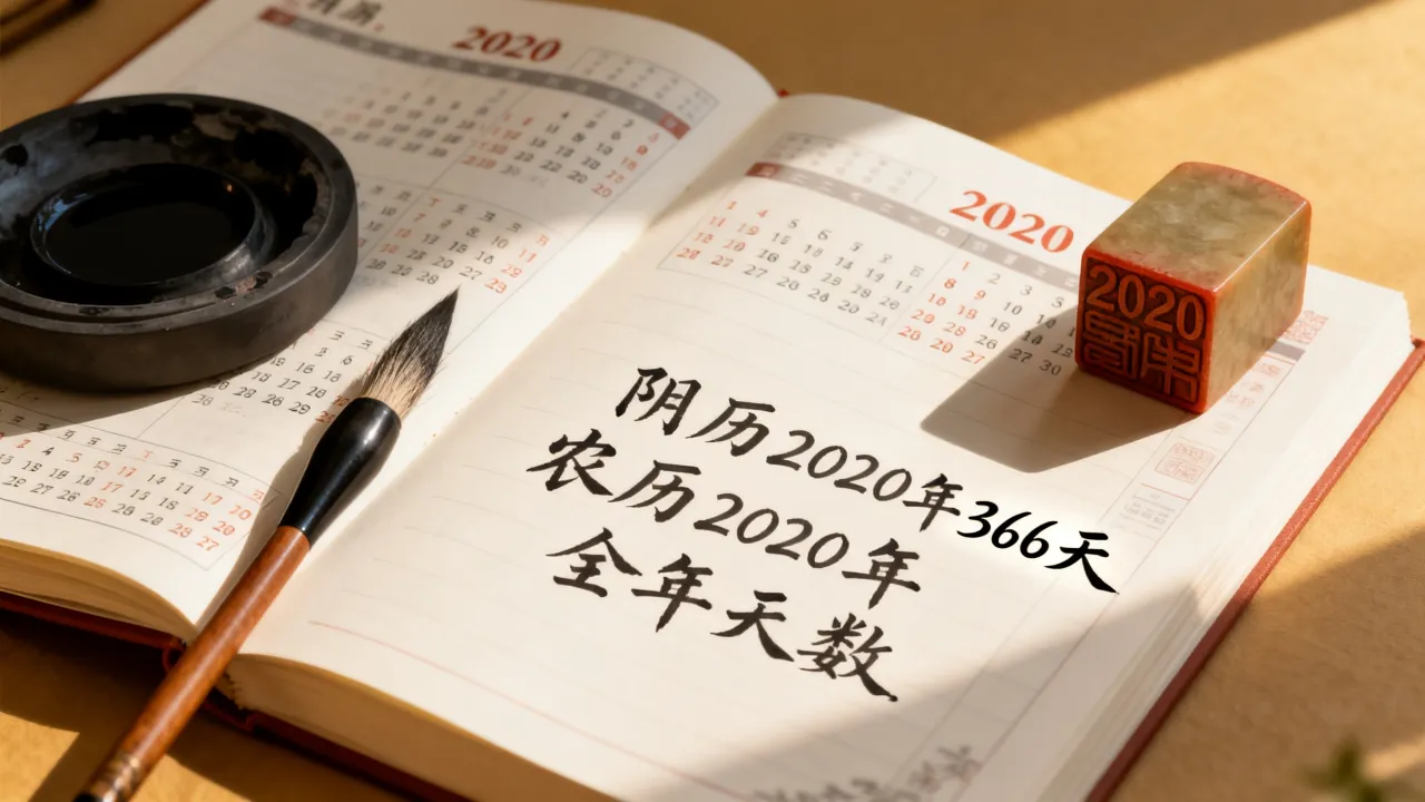阴历2020年有多少天,农历2020年全年天数查询 阴历2020年有多少天,农历2020年全年天数查询