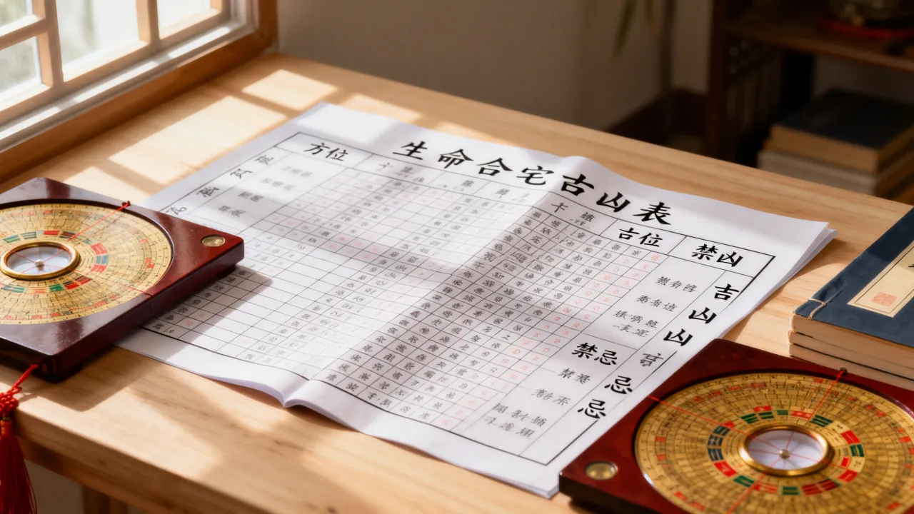 生命合宅吉凶表怎么看，生命合宅吉凶表怎么看吉凶？