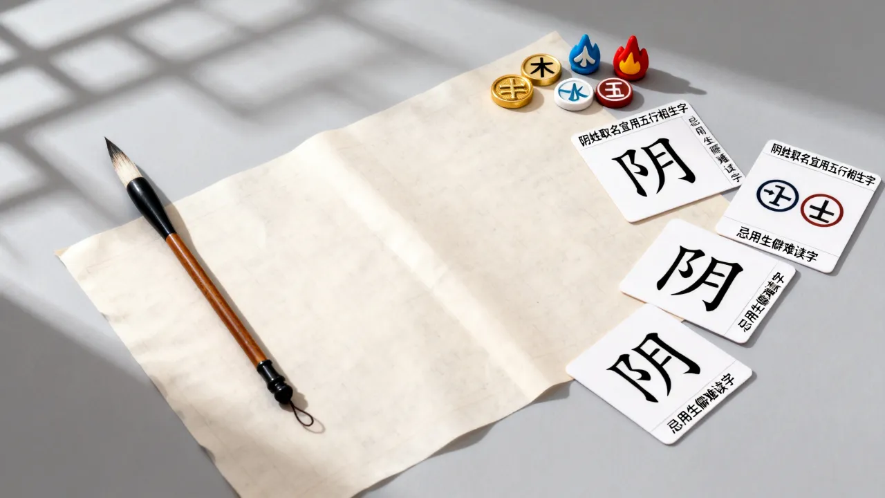姓阴的名字怎么念吉凶，阴姓取名需要注意哪些宜忌？
