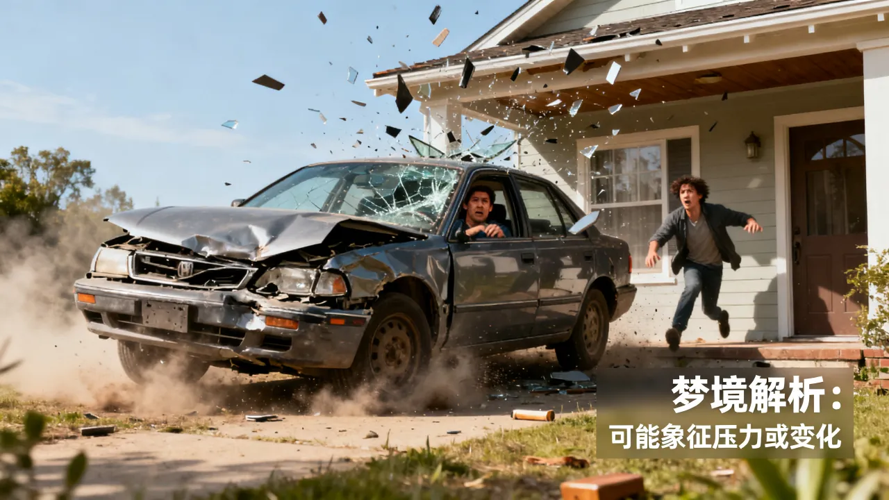 梦见开车撞房子好不好,梦见开车撞房子是什么预兆 梦见开车撞房子好不好,梦见开车撞房子是什么预兆