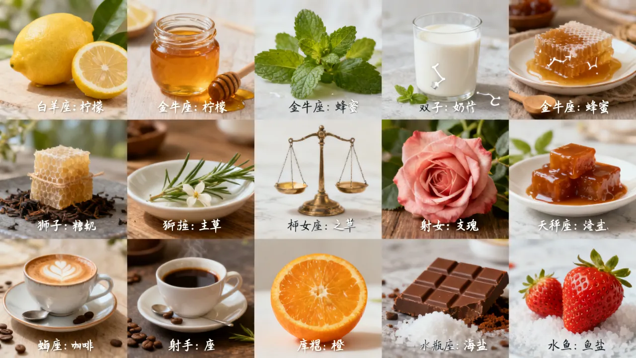 十二星座什么味？十二星座各是什么味道的人，快来对号入座