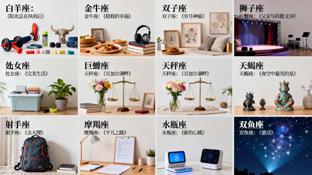 十二星座配歌怎么选?十二星座最适合的歌曲有哪些? 十二星座配歌怎么选?十二星座最适合的歌曲有哪些?