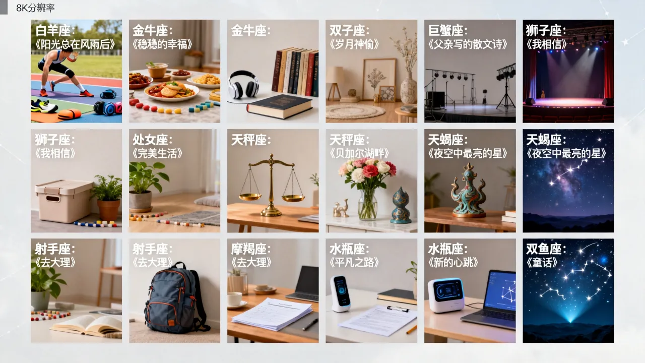 十二星座配歌怎么选?十二星座最适合的歌曲有哪些? 十二星座配歌怎么选?十二星座最适合的歌曲有哪些?
