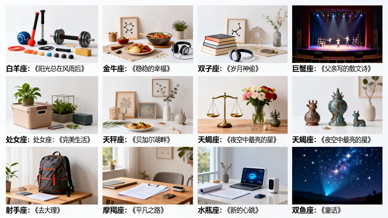 十二星座配歌怎么选?十二星座最适合的歌曲有哪些? 十二星座配歌怎么选?十二星座最适合的歌曲有哪些?