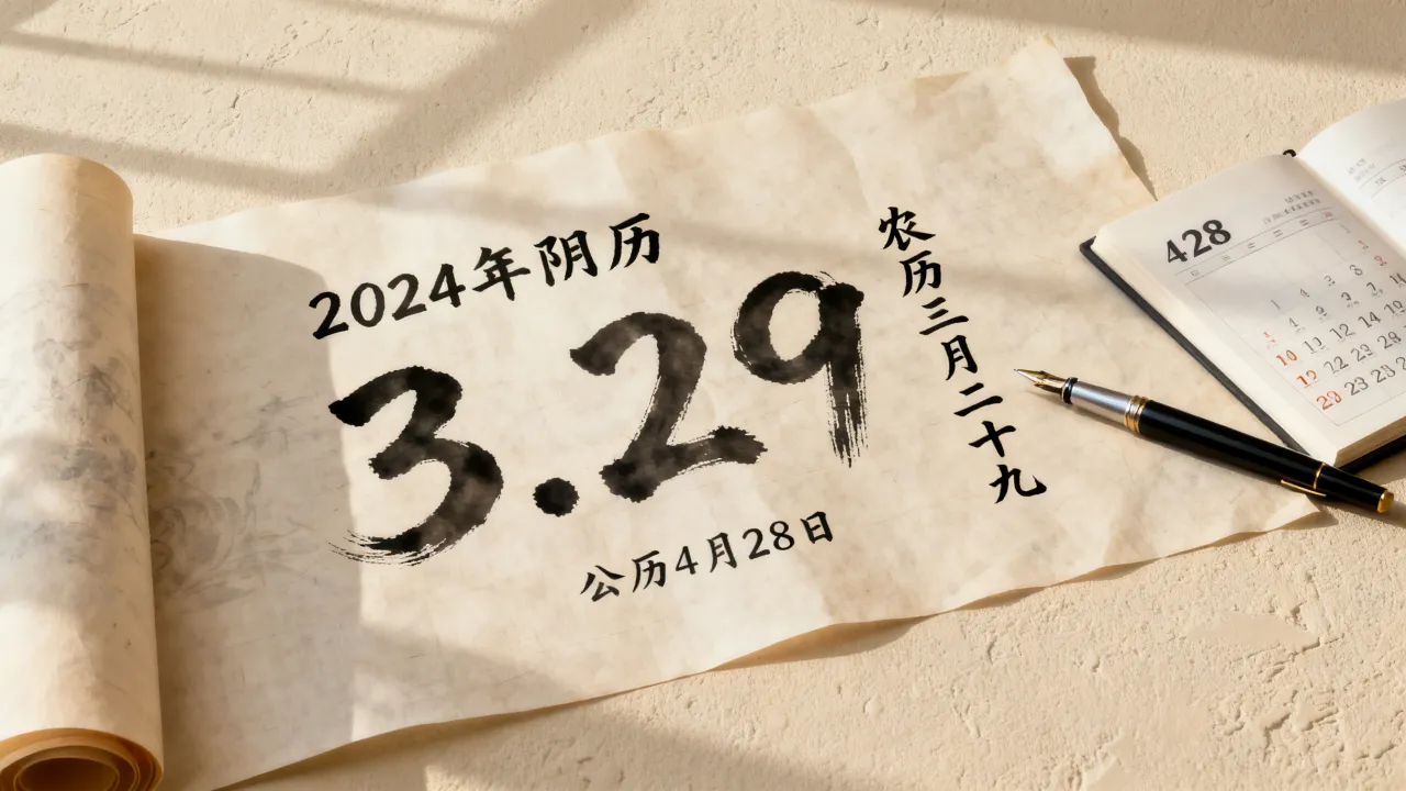 今年的阴历3.29是哪一天,农历三月二十九是几号 今年的阴历3.29是哪一天,农历三月二十九是几号