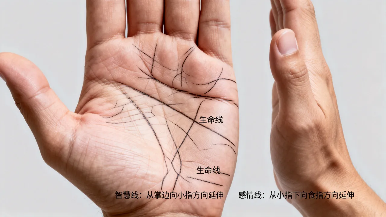 怎么用手掌算吉凶？看手相掌纹图解大全