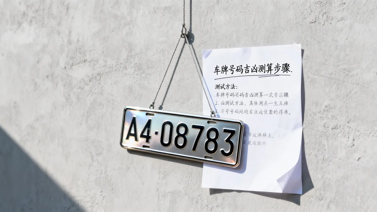 车牌号码吉凶怎么测,测车牌号吉凶最准的方法是什么 车牌号码吉凶怎么测,测车牌号吉凶最准的方法是什么