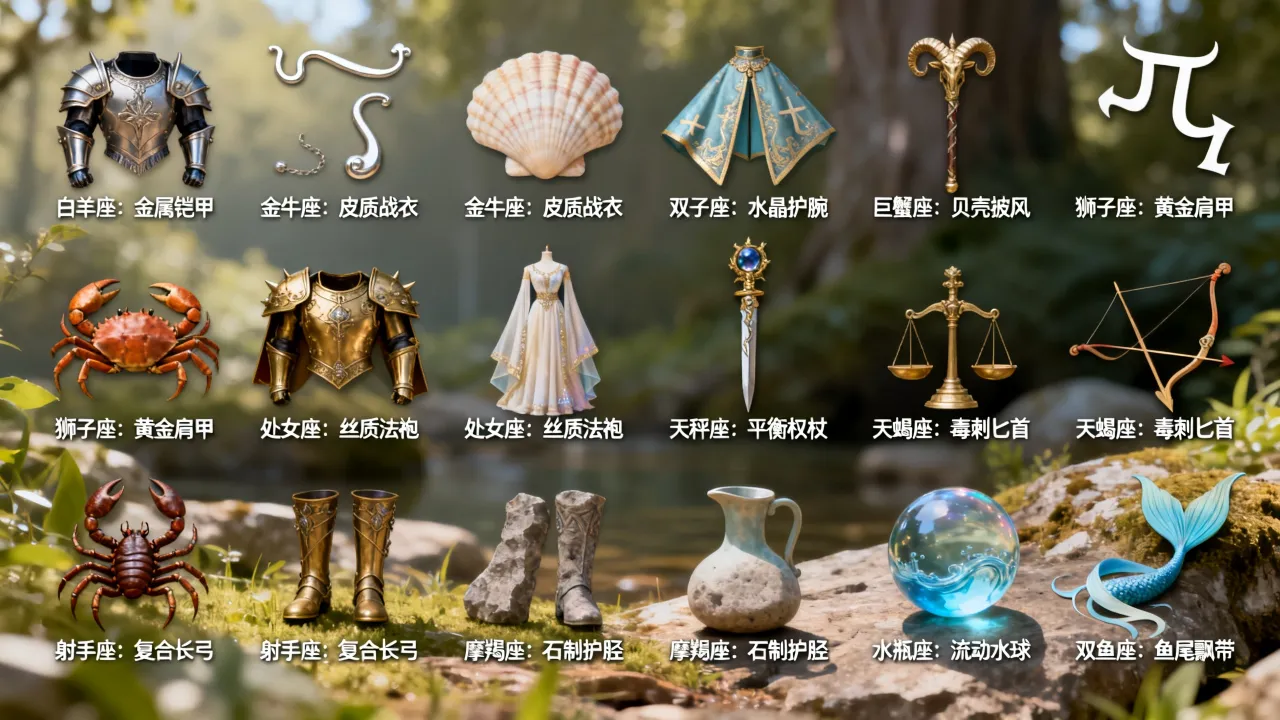 十二星座的魔装分别是什么,哪个星座的魔装最强 十二星座的魔装分别是什么,哪个星座的魔装最强