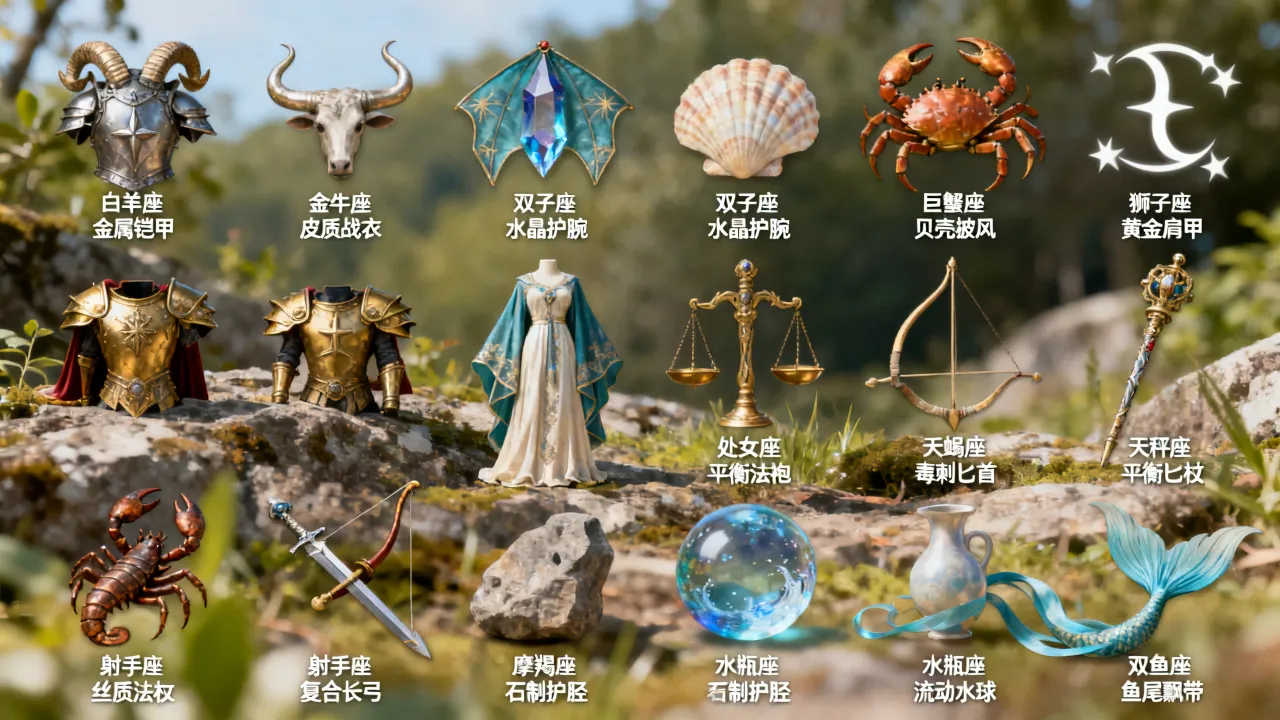 十二星座的魔装分别是什么,哪个星座的魔装最强 十二星座的魔装分别是什么,哪个星座的魔装最强