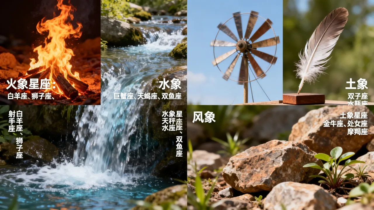 十二星座的四象分别是什么?十二星座四象属性怎么划分? 十二星座的四象分别是什么?十二星座四象属性怎么划分?