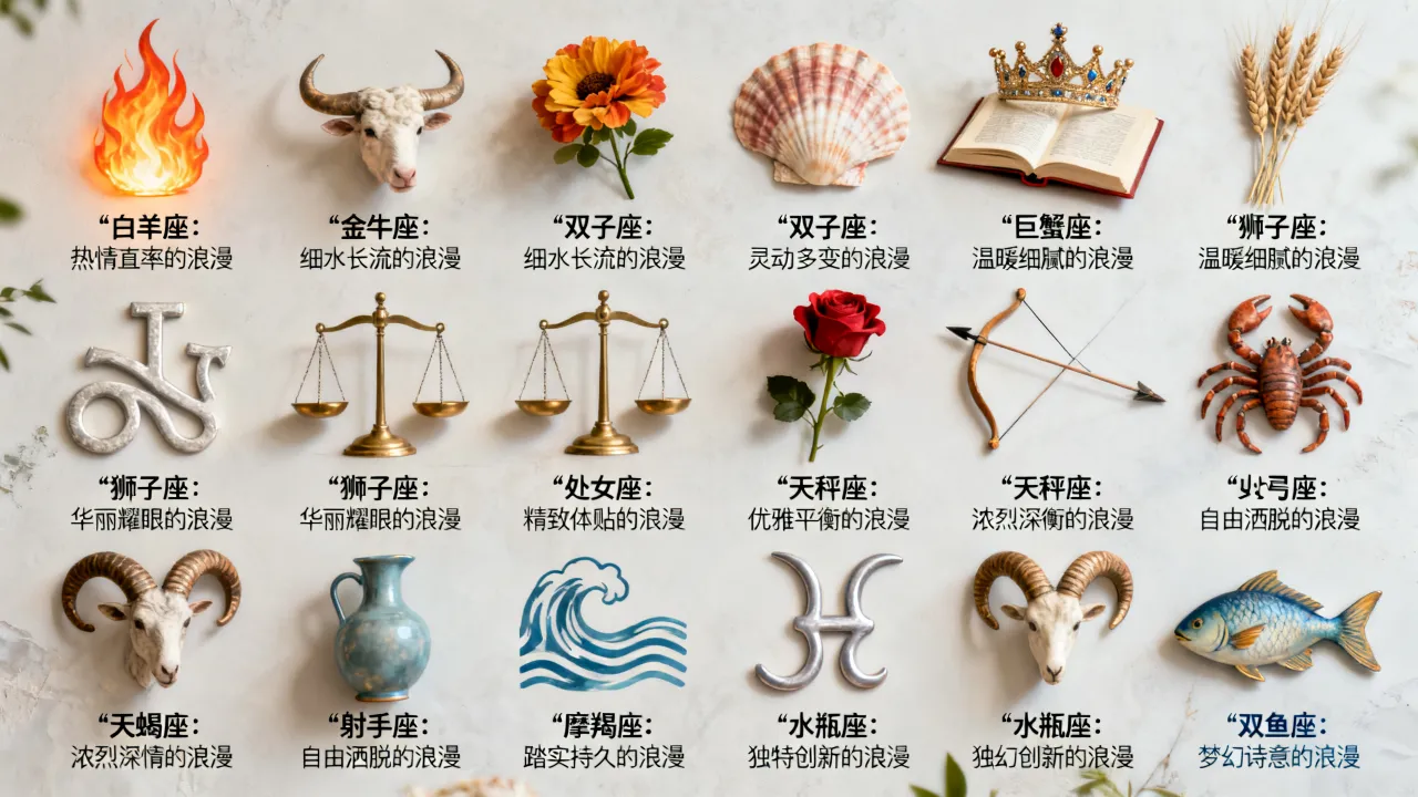 十二星座浪漫特质是什么?,哪个星座最浪漫 十二星座浪漫特质是什么?,哪个星座最浪漫