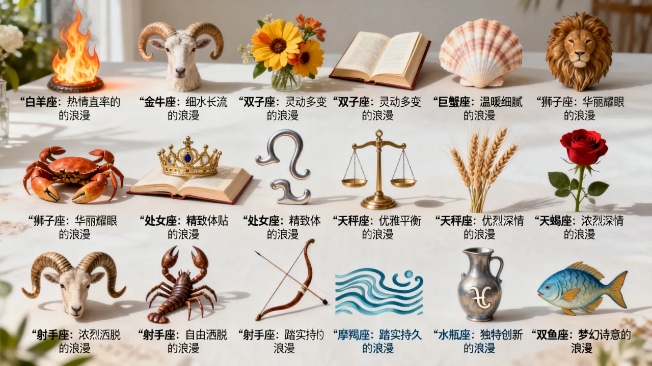 十二星座浪漫特质是什么?,哪个星座最浪漫 十二星座浪漫特质是什么?,哪个星座最浪漫