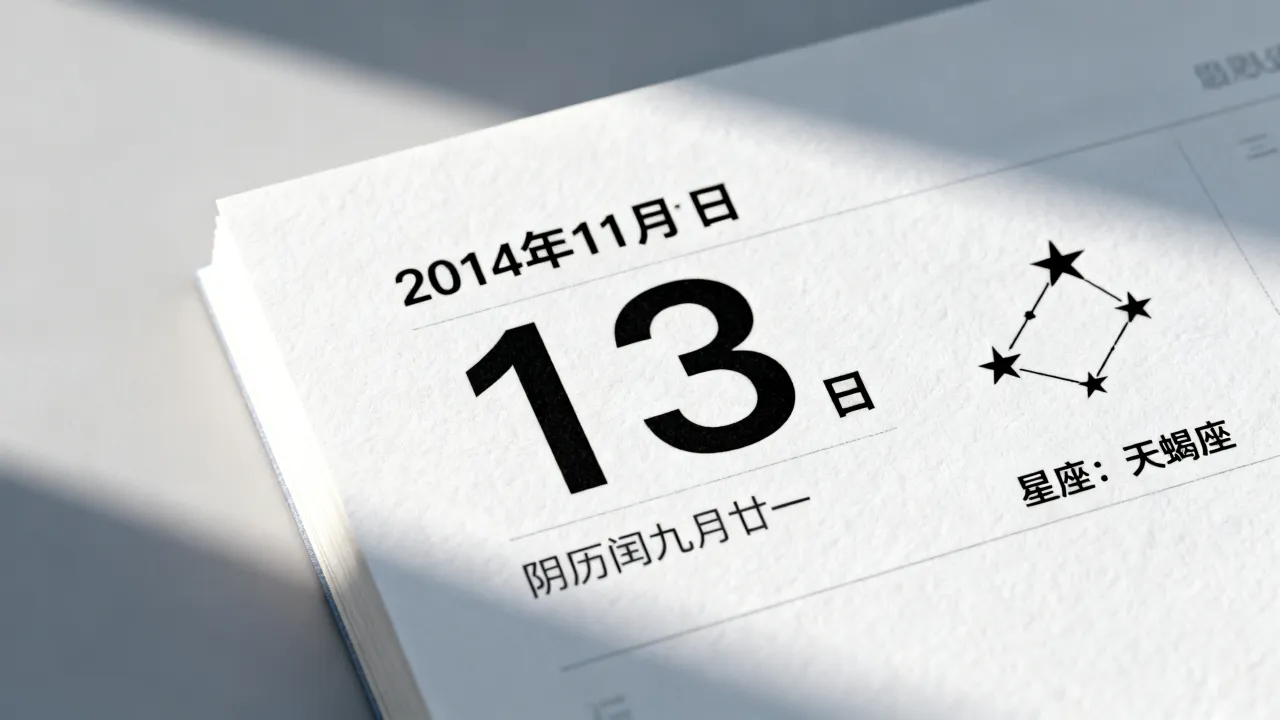 20141113阴历是几月几号?农历闰九月廿一是什么星座 20141113阴历是几月几号?农历闰九月廿一是什么星座