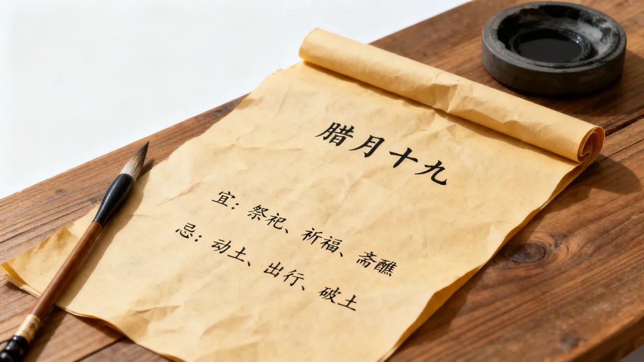 阴历腊月十九黄历吉凶如何？腊月十九老黄历宜忌查询