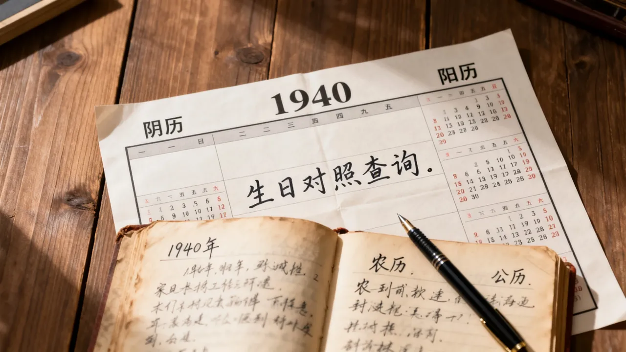 1940年阴历阳历表怎么查,农历公历生日对照查询 1940年阴历阳历表怎么查,农历公历生日对照查询
