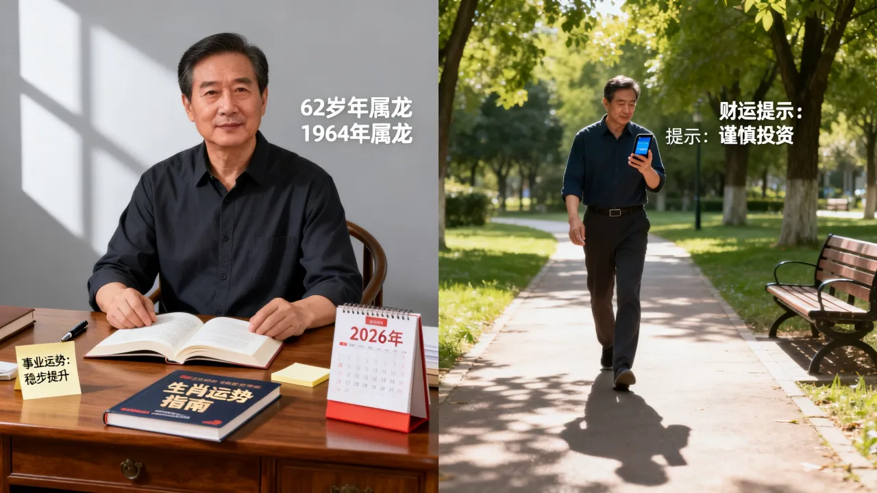 1964年属龙男2026年运势如何，1964年属龙人2026年运势及运程男
