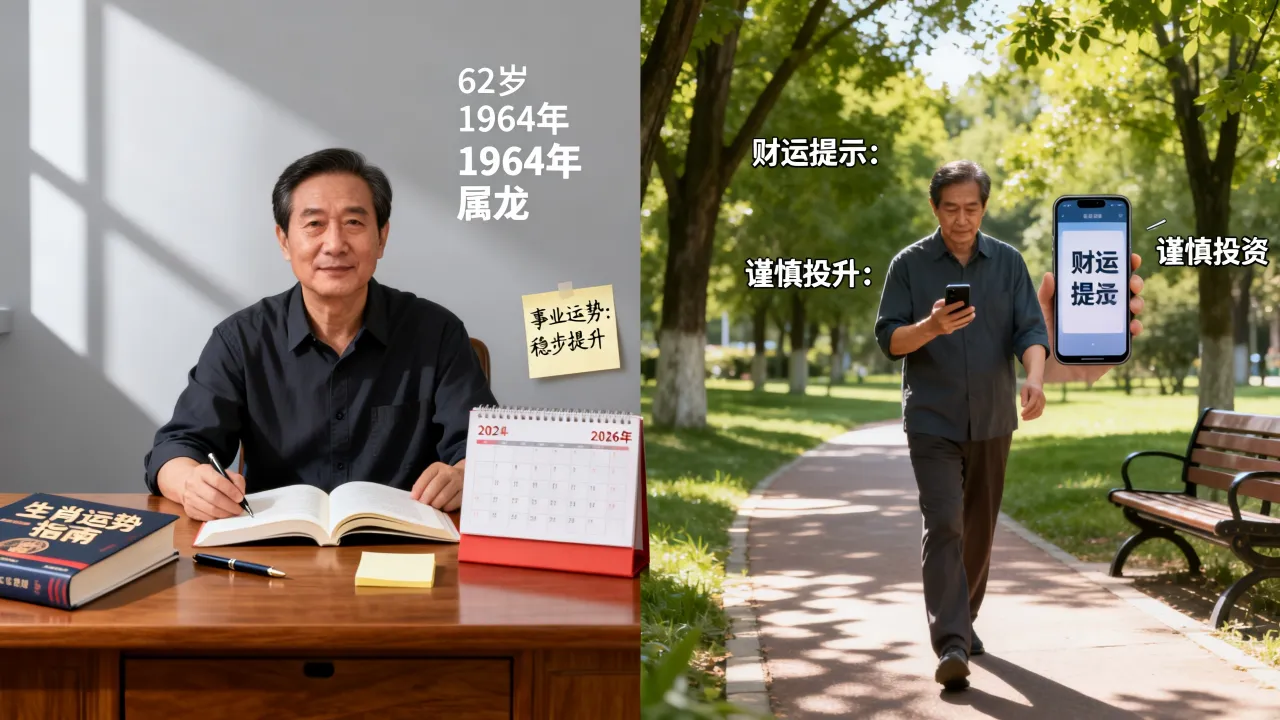 1964年属龙男2026年运势如何，1964年属龙人2026年运势及运程男