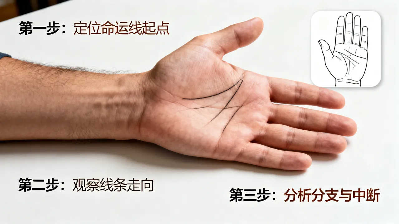 男人的命运线怎么看图解,掌纹看男命运准吗? 男人的命运线怎么看图解,掌纹看男命运准吗?