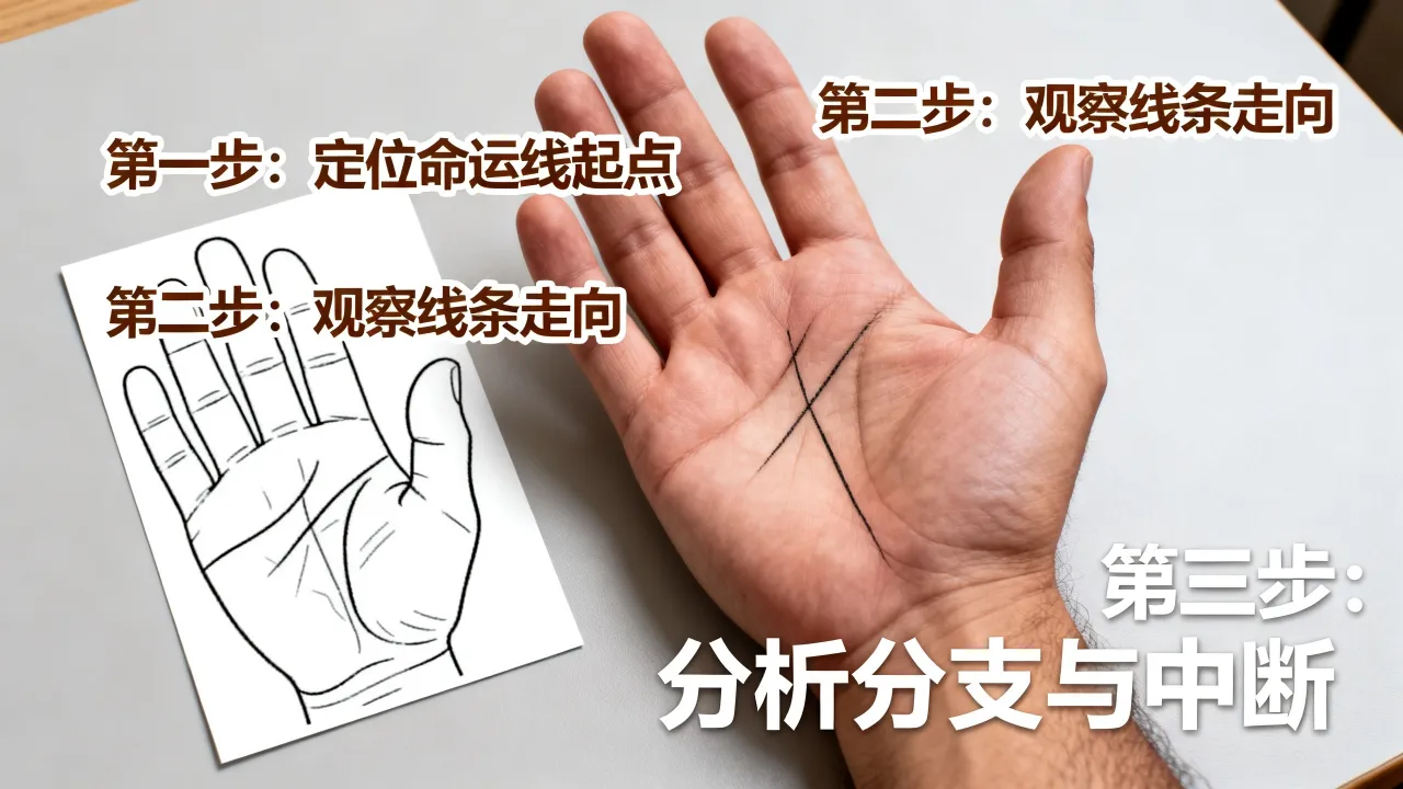 男人的命运线怎么看图解,掌纹看男命运准吗? 男人的命运线怎么看图解,掌纹看男命运准吗?