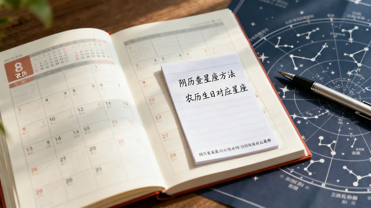 阴历怎么查星座最准确，农历生日怎么算星座
