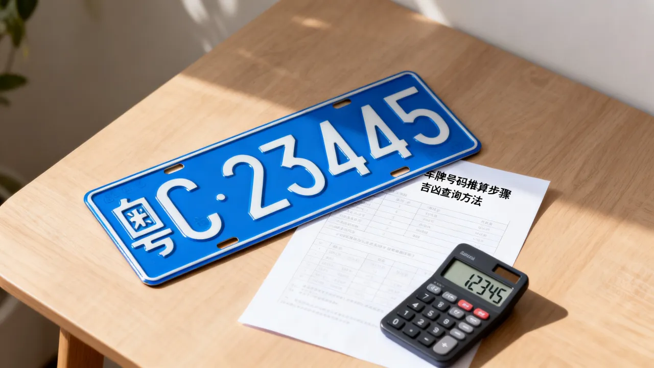车牌号码怎么推算吉凶，车牌号码测吉凶查询最准方法？