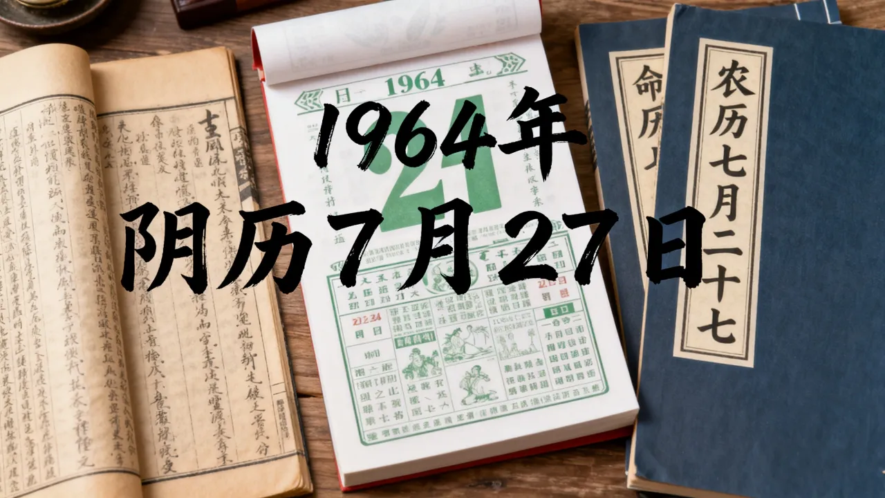 1964年阴历7月27日是什么命?农历七月二十七出生的人命运如何? 1964年阴历7月27日是什么命?农历七月二十七出生的人命运如何?