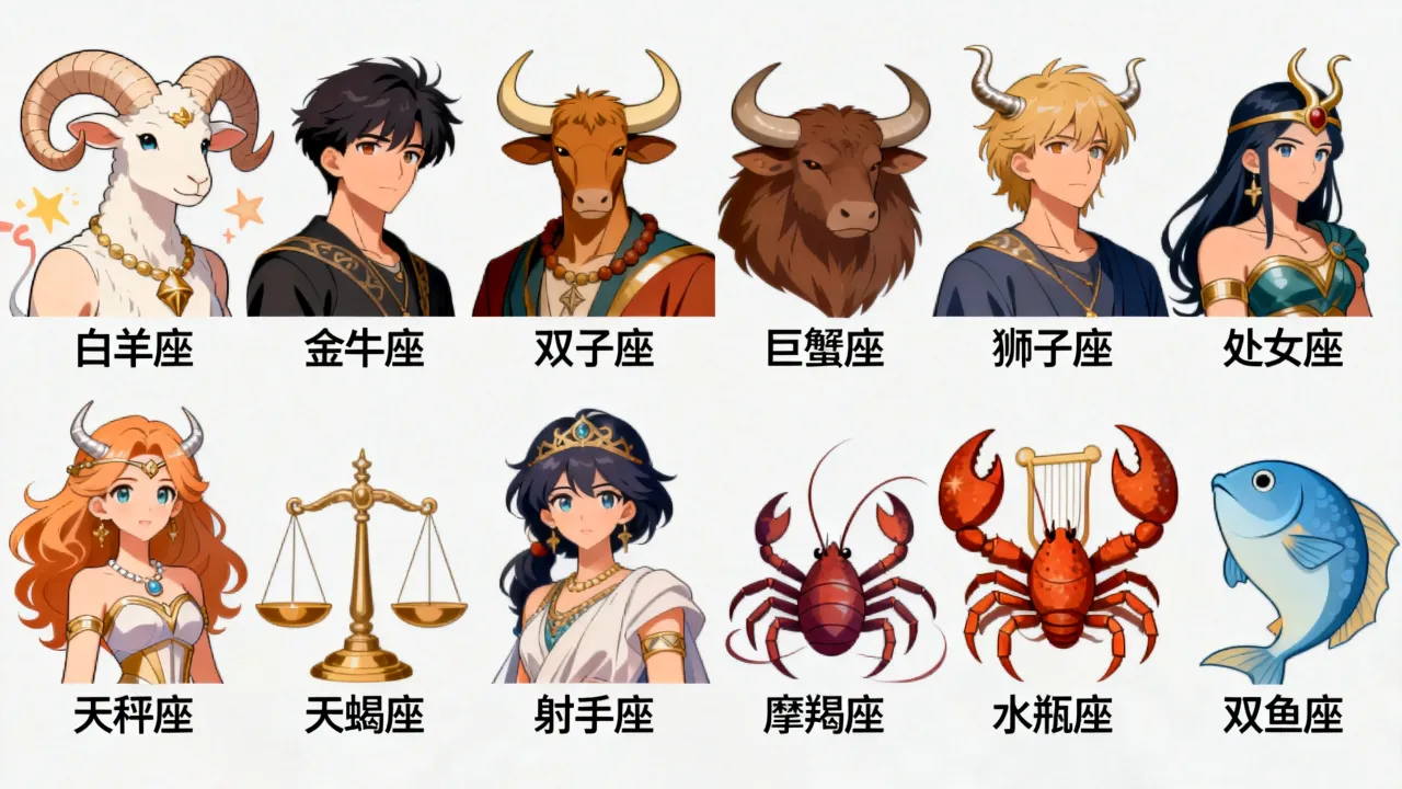 漫画人物图片十二星座大全怎么画,在哪个网站找 漫画人物图片十二星座大全怎么画,在哪个网站找