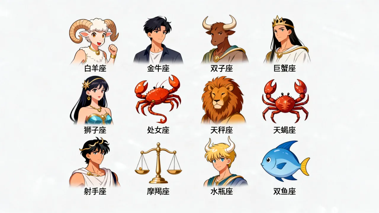 漫画人物图片十二星座大全怎么画,在哪个网站找 漫画人物图片十二星座大全怎么画,在哪个网站找