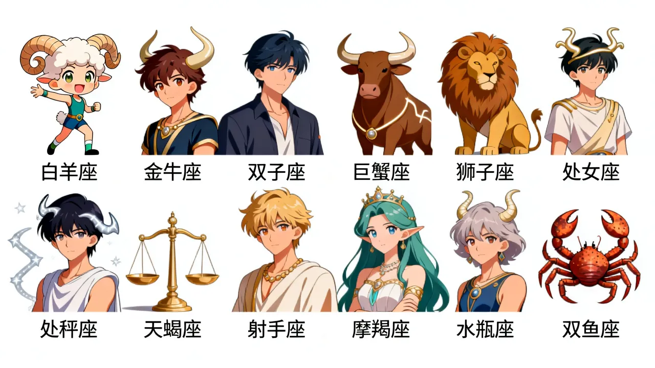 漫画人物图片十二星座大全怎么画,在哪个网站找 漫画人物图片十二星座大全怎么画,在哪个网站找