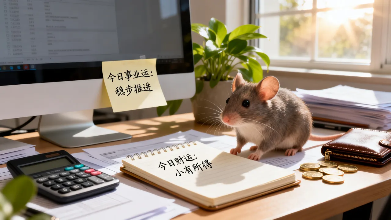 属鼠人今日运势如何？1984年属鼠人今天财运事业运怎么样