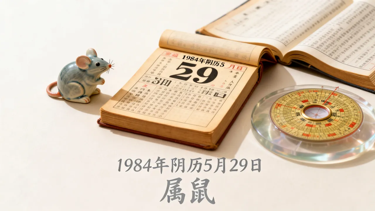 1984年阴历5月29日是什么命？，1984年阴历5月29日出生的人属鼠吗？