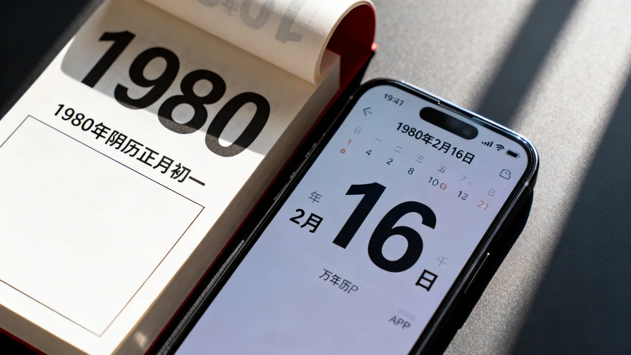 1980年阴历对应的阳历日期是什么,如何准确查询? 1980年阴历对应的阳历日期是什么,如何准确查询?