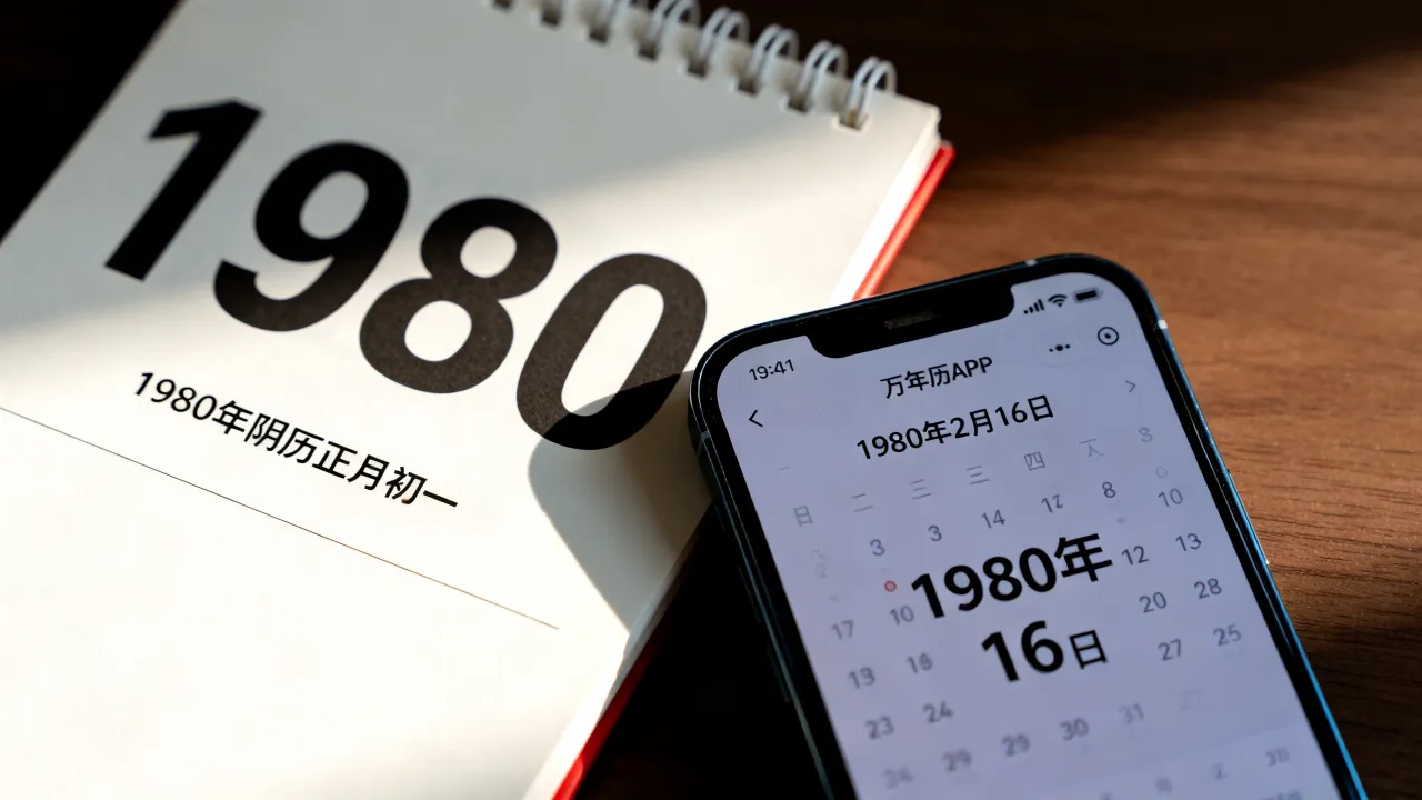 1980年阴历对应的阳历日期是什么,如何准确查询? 1980年阴历对应的阳历日期是什么,如何准确查询?